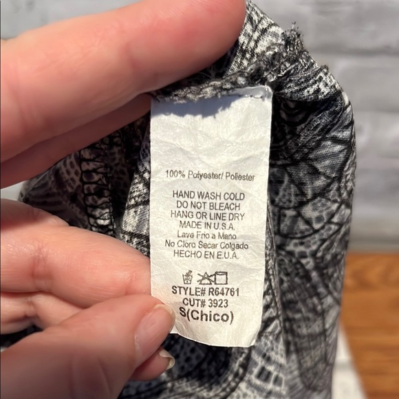 Rokoko Elegant Patterned Short Sleeve Dress small polyester - Picture 10 of 12